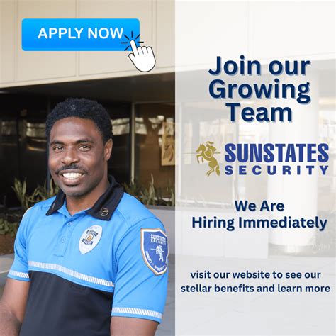 sunstates security|sunstates security job description.